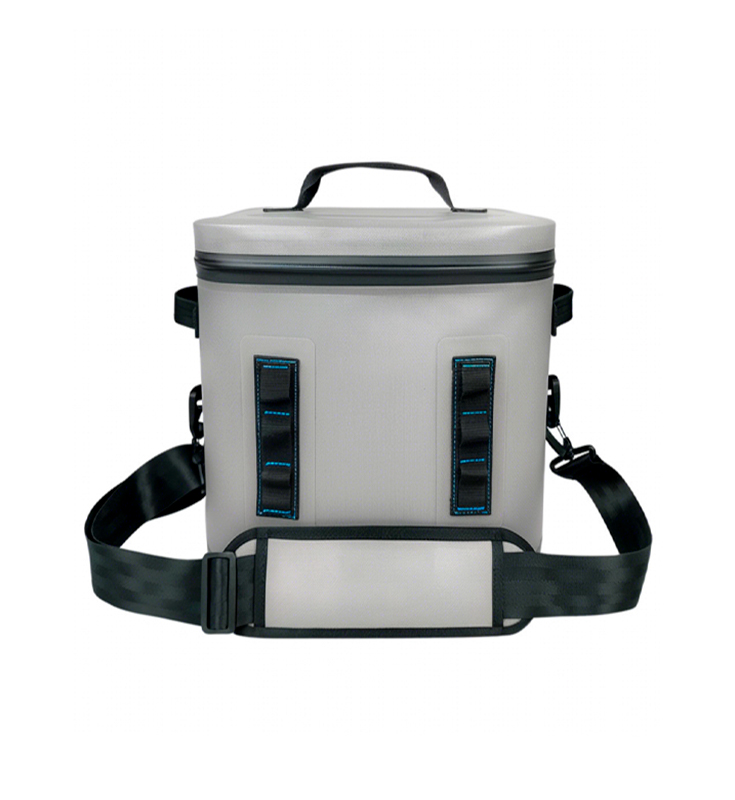 Refrigerador macio portátil F-013 TPU com zíper impermeável à prova de vazamentos leve para camping