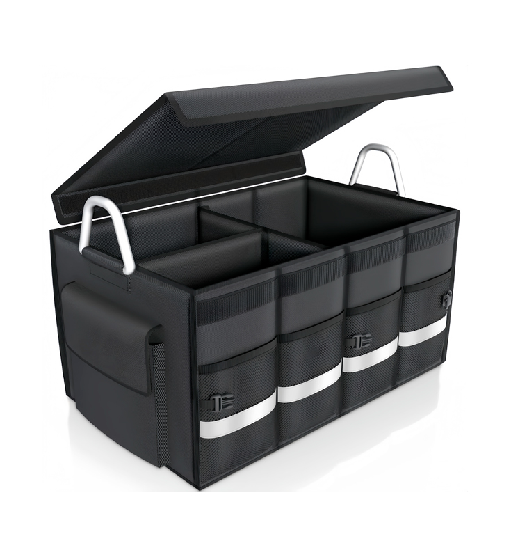 H-05 Saco de armazenamento de tronco com vários compartimentos duráveis ​​e dobráveis