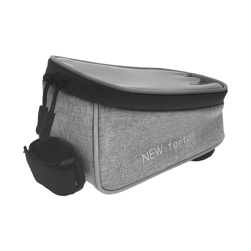 BI-07 Bolsa de armazenamento impermeável para bicicleta cinza fácil de instalar